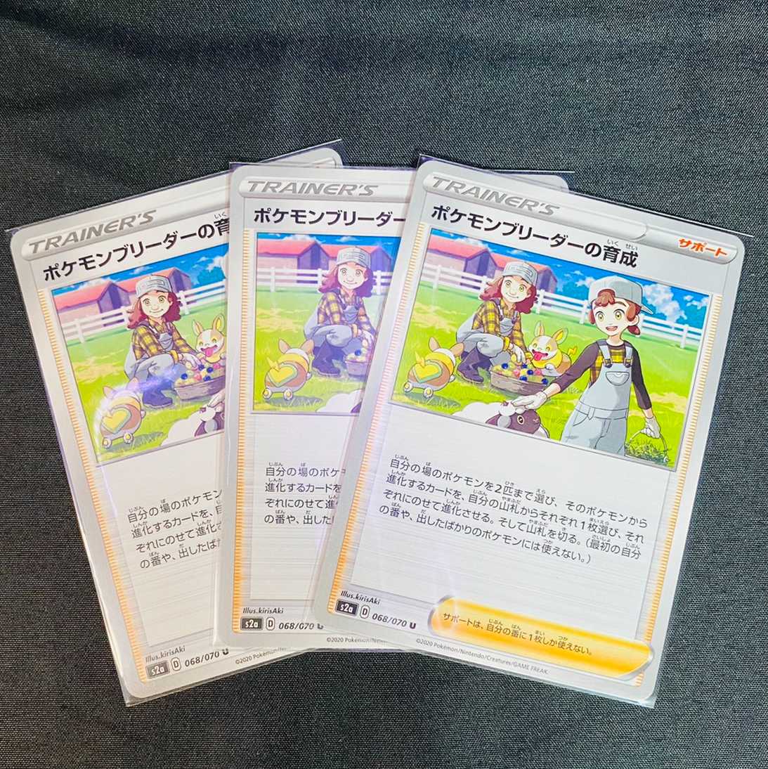 ポケモンブリーダーの育成 3枚セット 爆炎ウォーカー