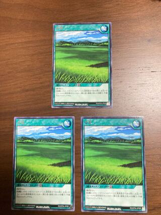 草原　レア　3枚セット　遊戯王ラッシュデュエル