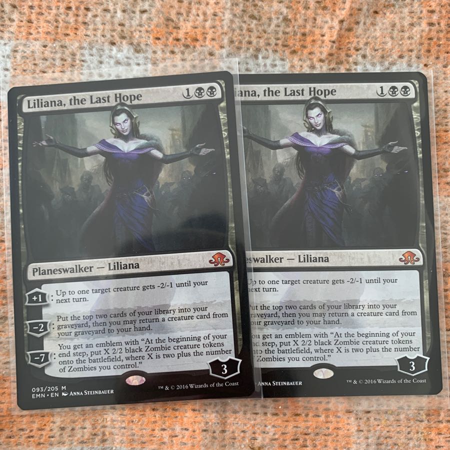 【英語版】最後の望み、リリアナ　2枚