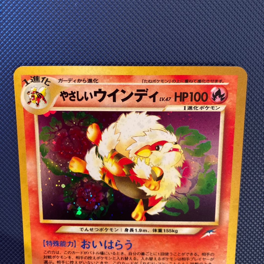 Easy Arcanine Old back side Beautiful