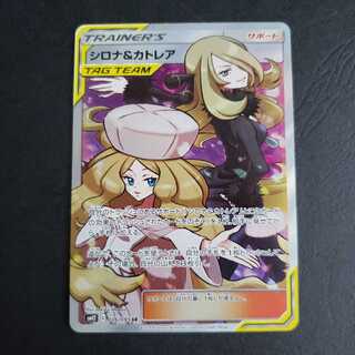 傷あり　シロナ＆カトレア SR