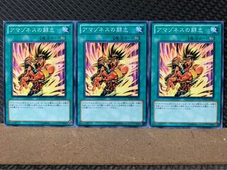 [Popotan] Yu-Gi-Oh! 2751 Amazoness Fighting Spirit 3 cards Normal