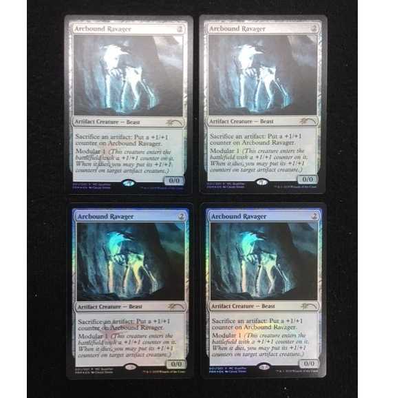 電結の荒廃者/Arcbound Ravager　英語Foil　4枚