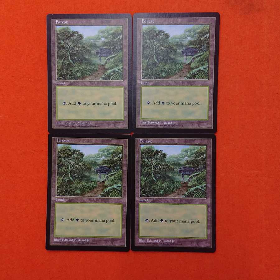 MTG2 Forest APAC3 Set of 4