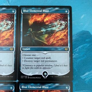 MTG 4-card Blue Elemental Blast