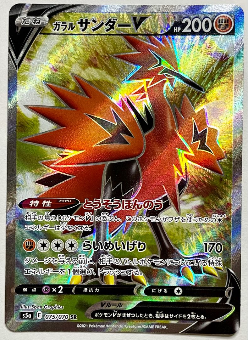 【美品】 サーナイトV ガラルサンダーV SR2枚セット