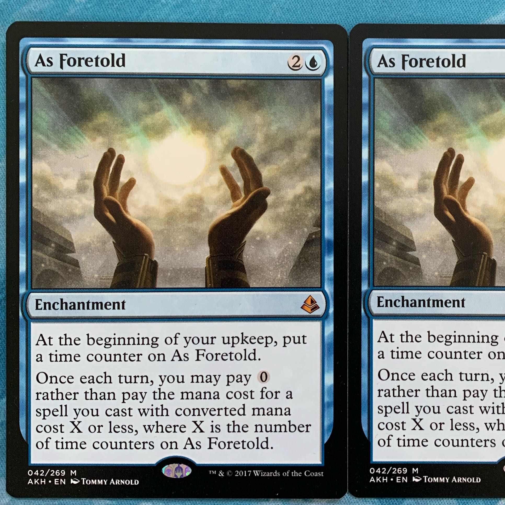 MTG 2 cards As Foretold