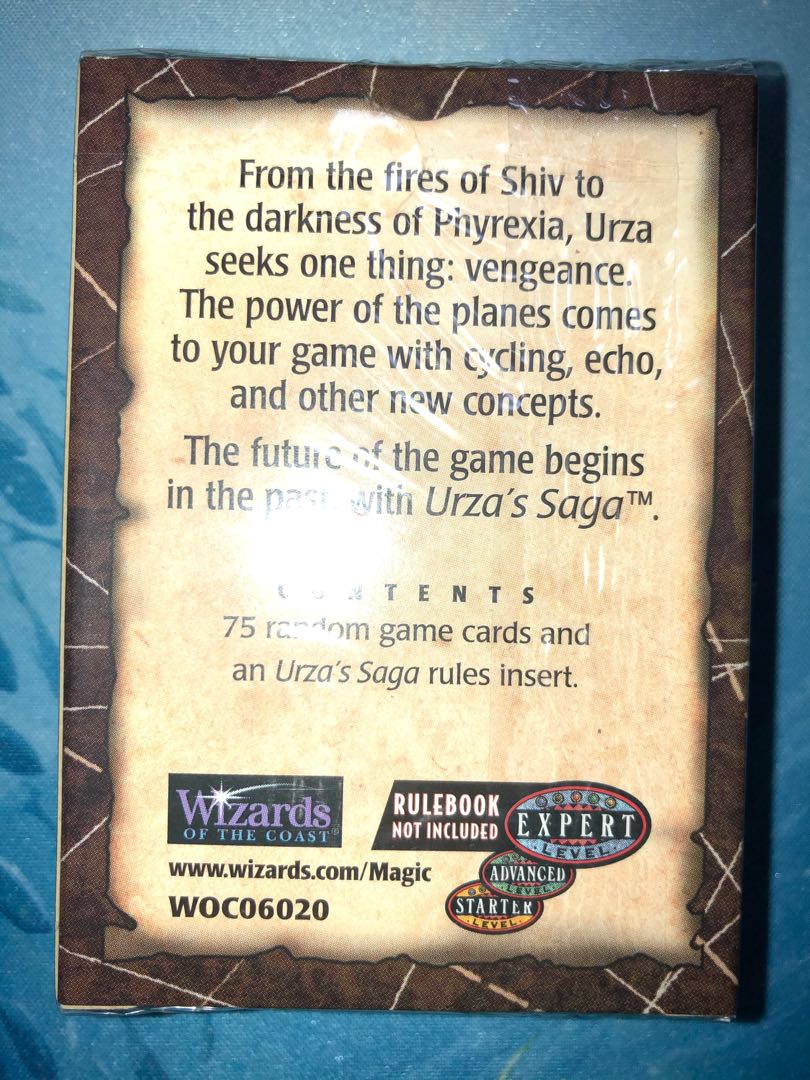 【MTG】ウルザズサーガ【英語版未開封】