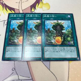 遊戯王 森羅の施し 3枚セット