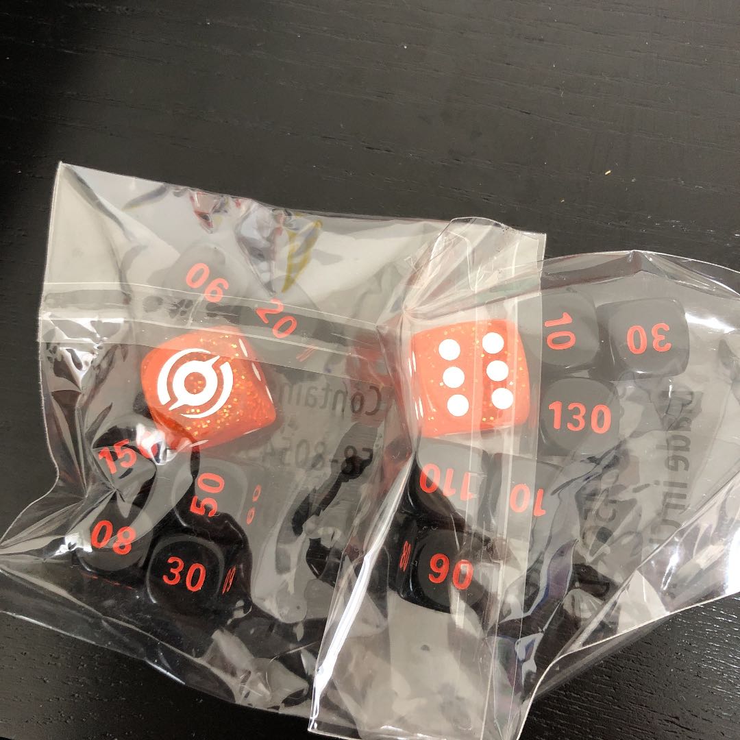 新品未開封 海外 公式 リザードン ダイス ダメージカウンター 7個入 2つ