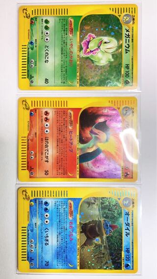 ポケモンカード バクフーン オーダイル メガニウム eカード 1ED キラ