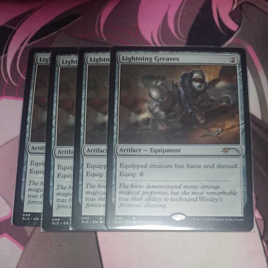 Lightning Greaves secret lair 4 pieces