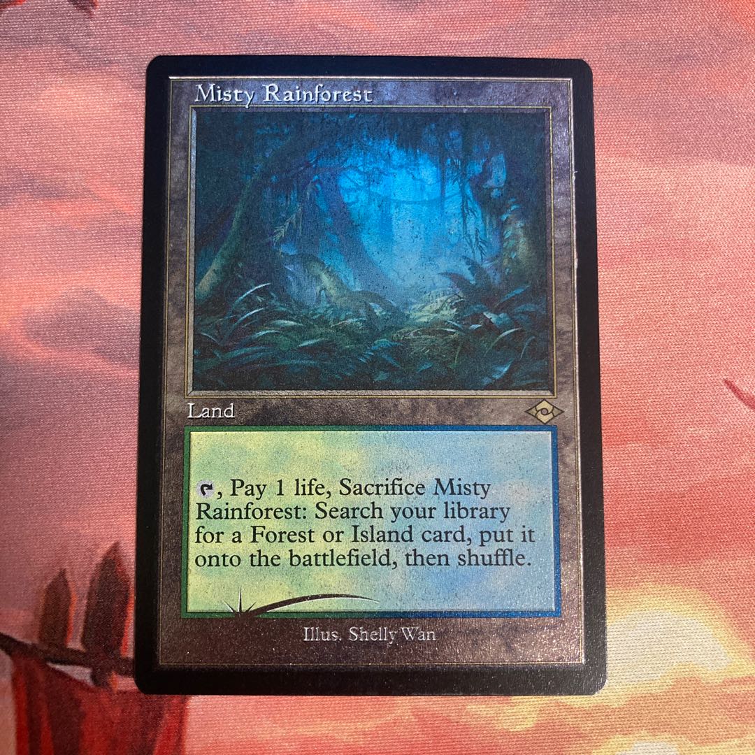 【foil】霧深い雨林　旧枠　エッジ加工版