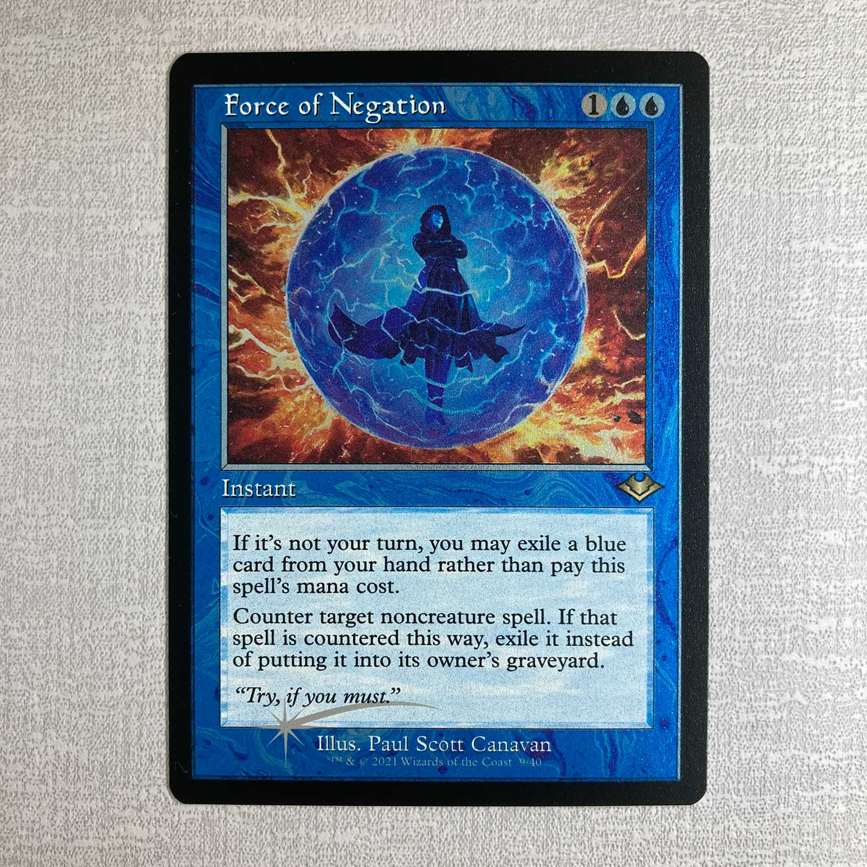 否定の力/Force of Negation 英語 Etched Foil