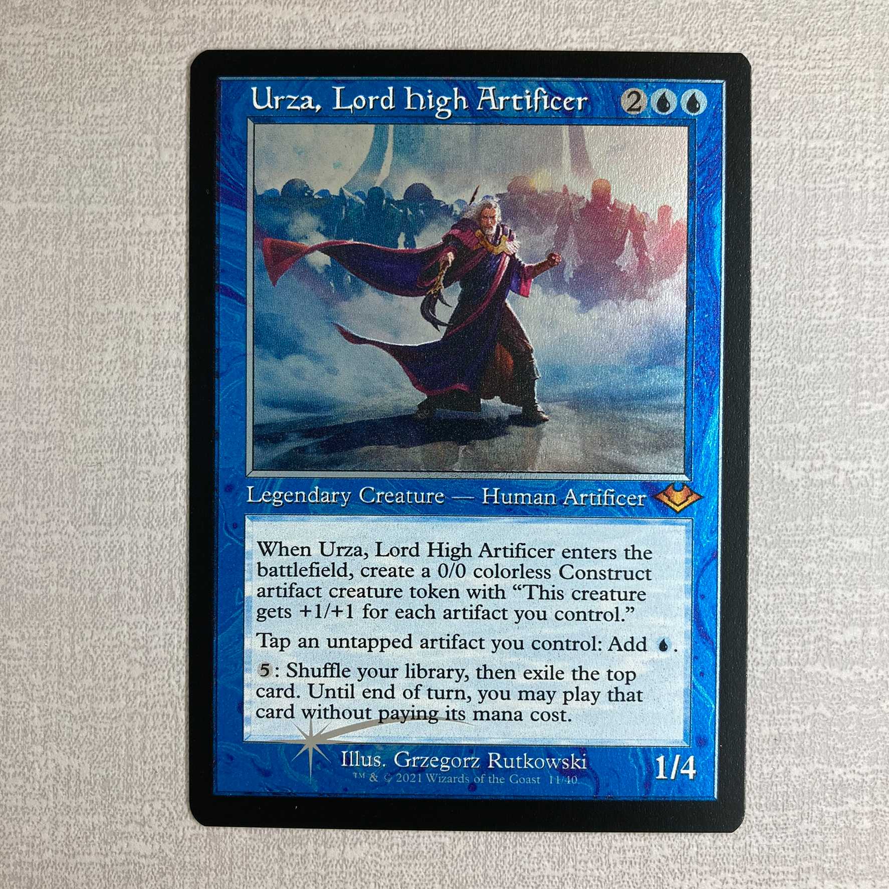 最高工匠卿、ウルザ/Urza, Lord High Artificer 英語