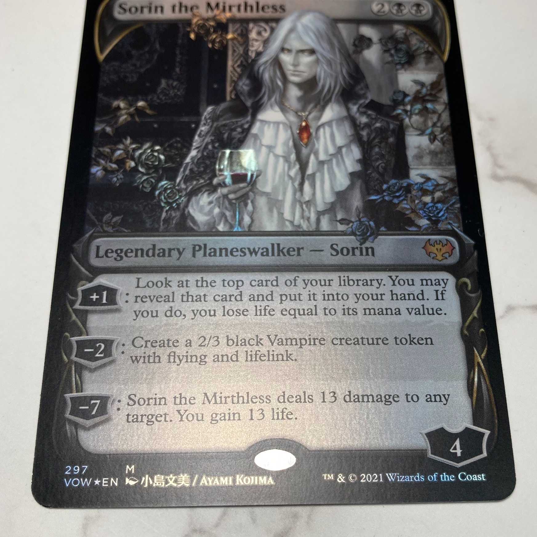 [Secure transaction] English set Flareon FoilSorin the Mirthless showcase small Island Wenmei