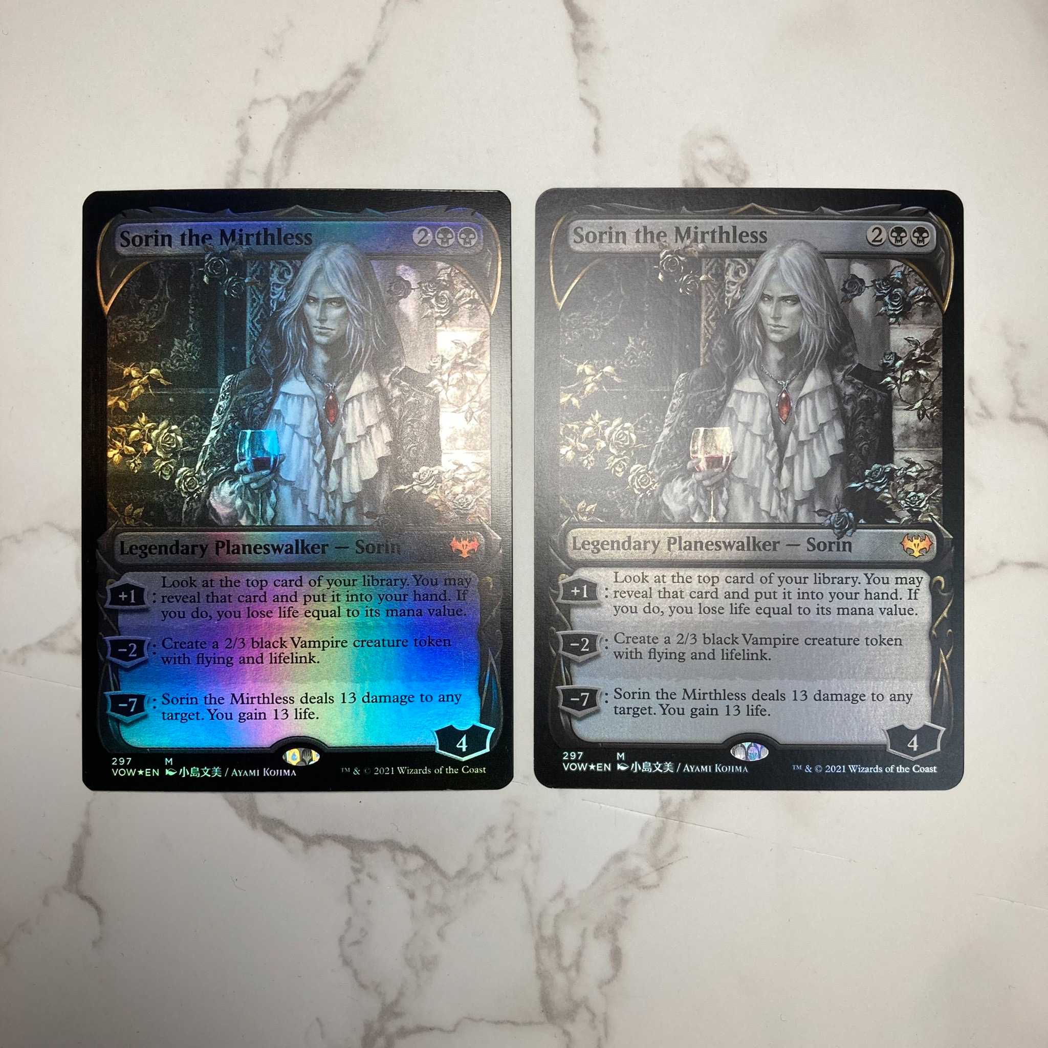 [Secure transaction] English set Flareon FoilSorin the Mirthless showcase small Island Wenmei