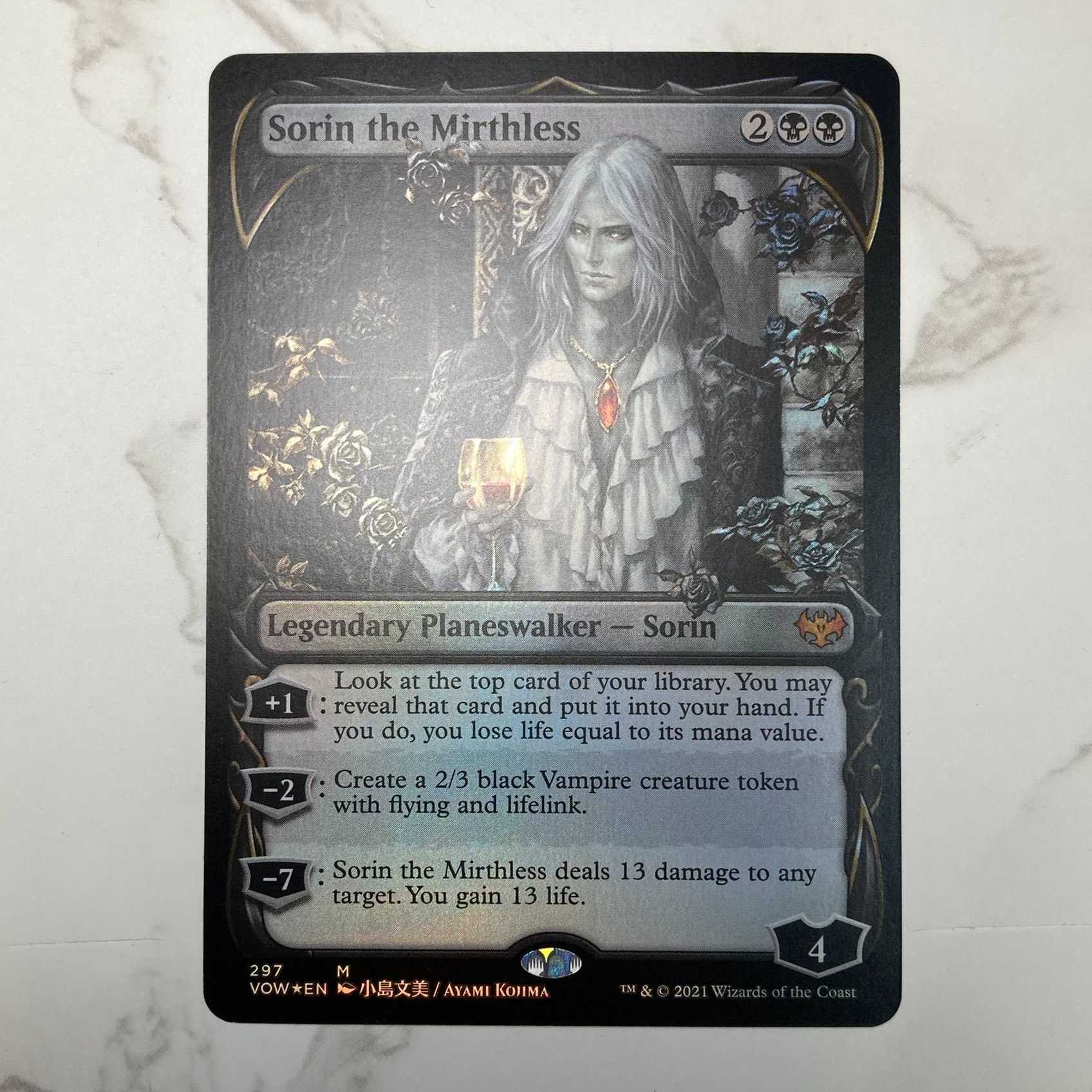 [Secure transaction] English set Flareon FoilSorin the Mirthless showcase small Island Wenmei