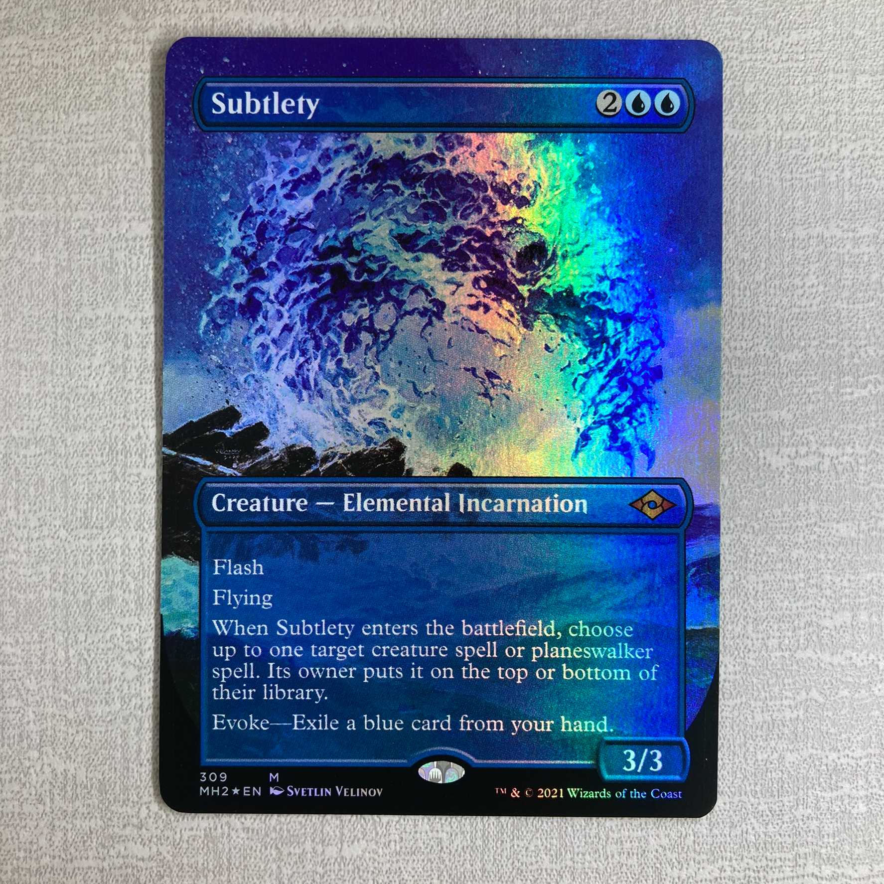 緻密/Subtlety 英語 ボーダレス 拡張 フォイル