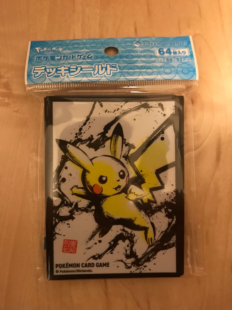 新品 ポケモンカード デッキシールド 墨絵列伝 ピカチュウの通販 シロタニスト Magi トレカ専用フリマアプリ