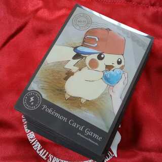 【使用品】ぼうしをかぶったピカチュウ デッキシールド アローラ