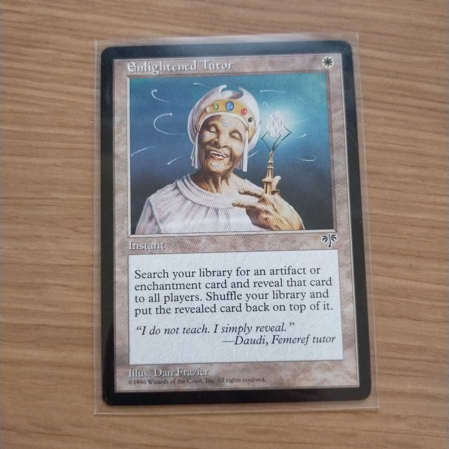 MTG 悟りの教示者/Enlightened Tutor　ミラージュ英語版