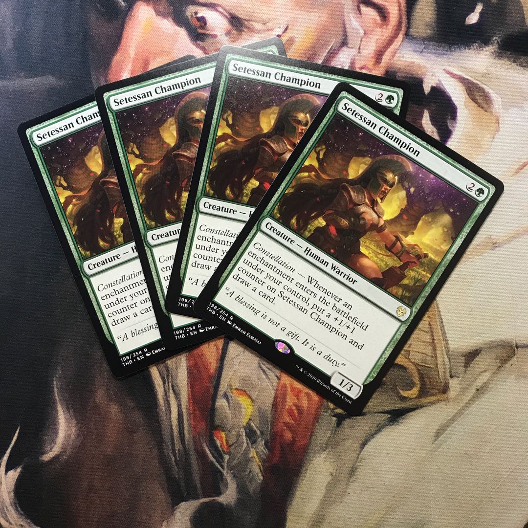 Setessan Champion English 4-card set