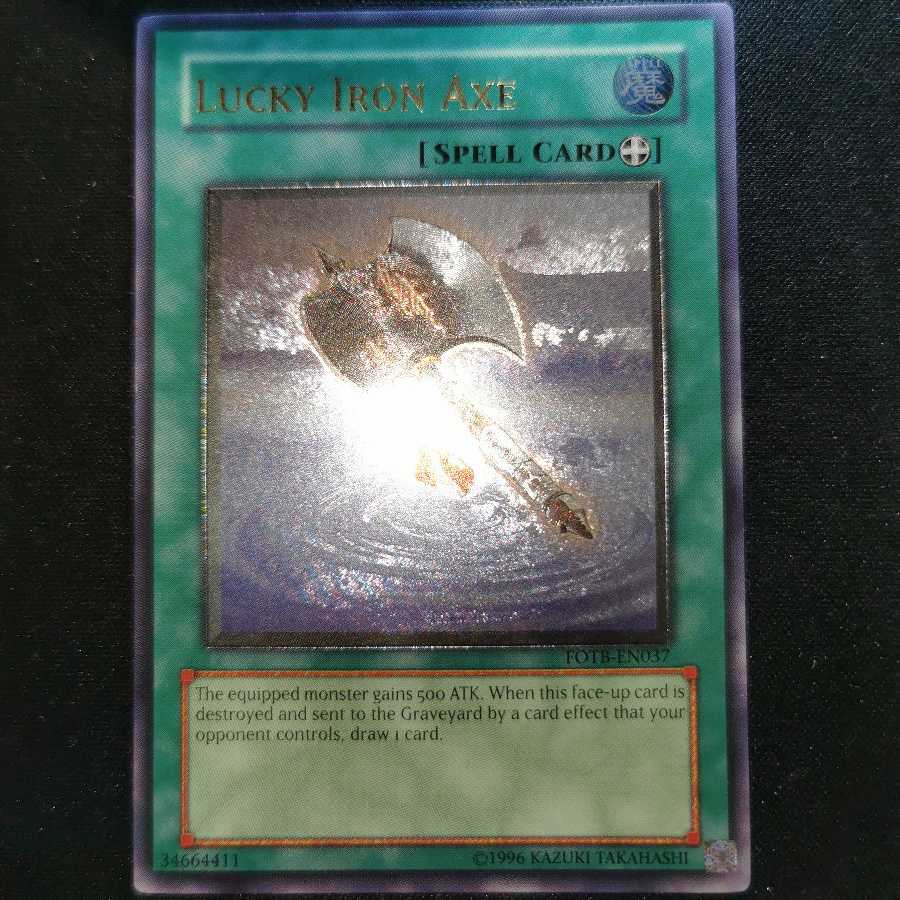遊戯王/幸運の鉄斧/英語版/FOTB/レリーフ/即購入ok♪