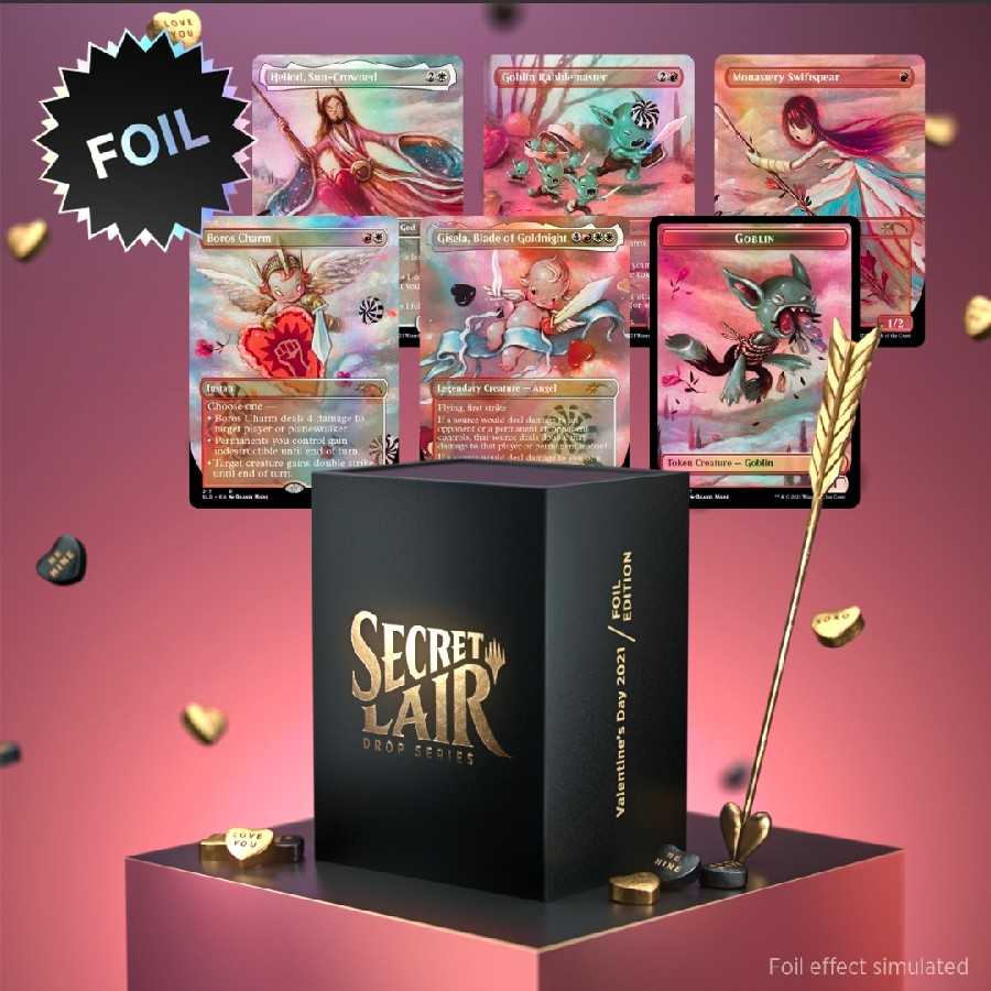 secret lair Valentine's Day 2021 foil
