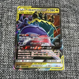 ポケモンカード アーゴヨン&アクジキングGX RR