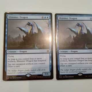 MTG 煌めくドラゴン/Shimmer Dragon [ELD] 英語2枚