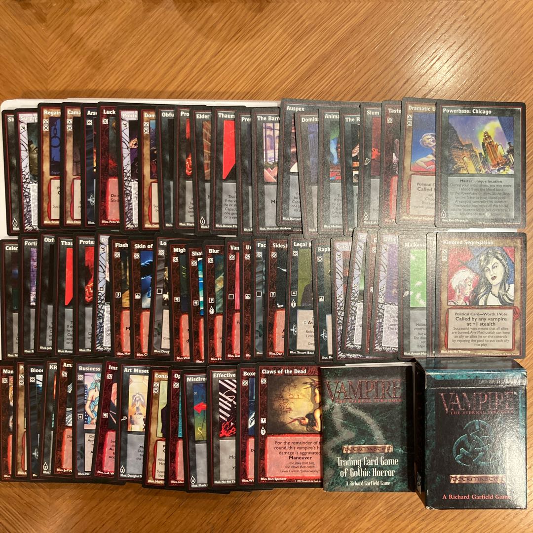 未開封 Vampire the Eternal Struggle Starter VAMPIRE THE ETERNAL STRUGGLE スターターデッキの通販 rabbit