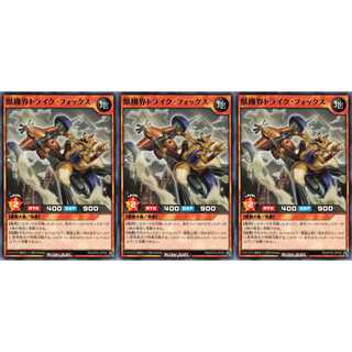 獣機界トライク・フォックス ノーマル 3枚 RD/KP03 ケイトレード