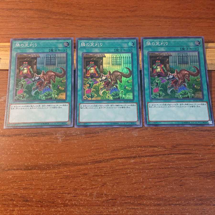 隣の芝刈り スーパーレア 3枚