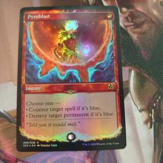 Pyroblast FOIL Spellbook Chandra Edition