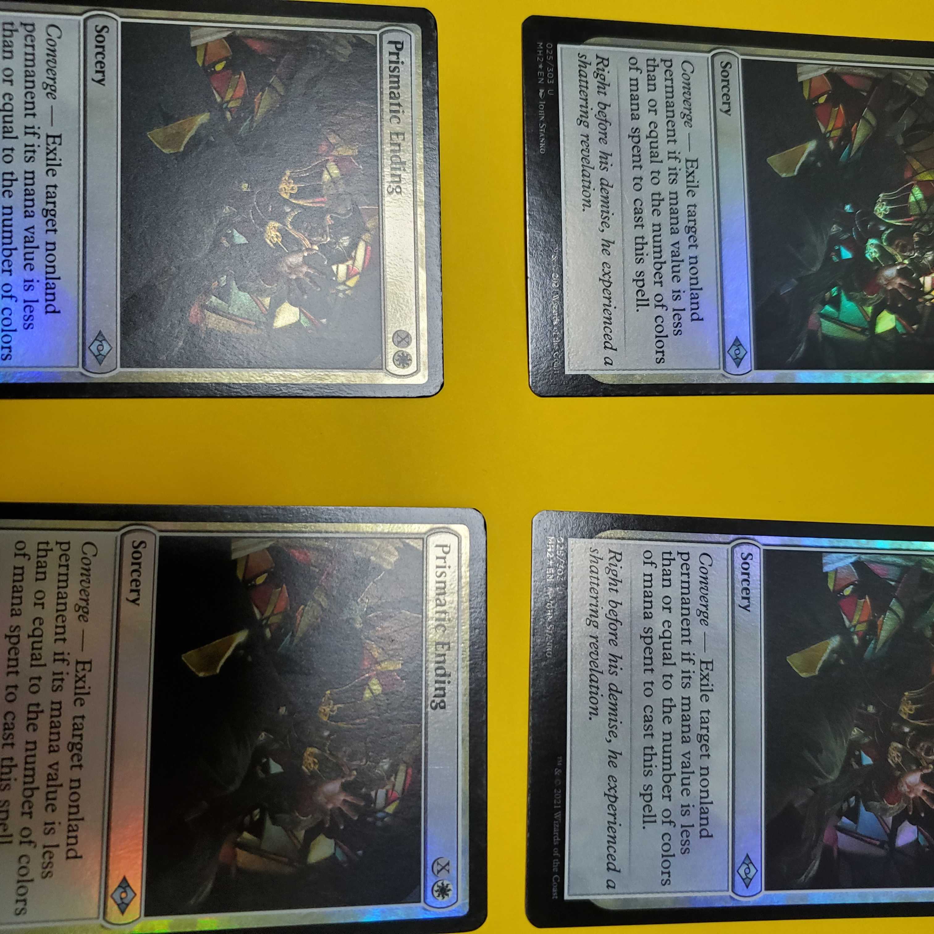 Mtg 虹色の終焉 foil 4枚セット