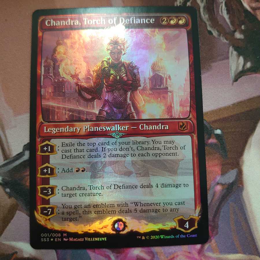 反逆の先導者、チャンドラ Foil スペルブックチャンドラ版