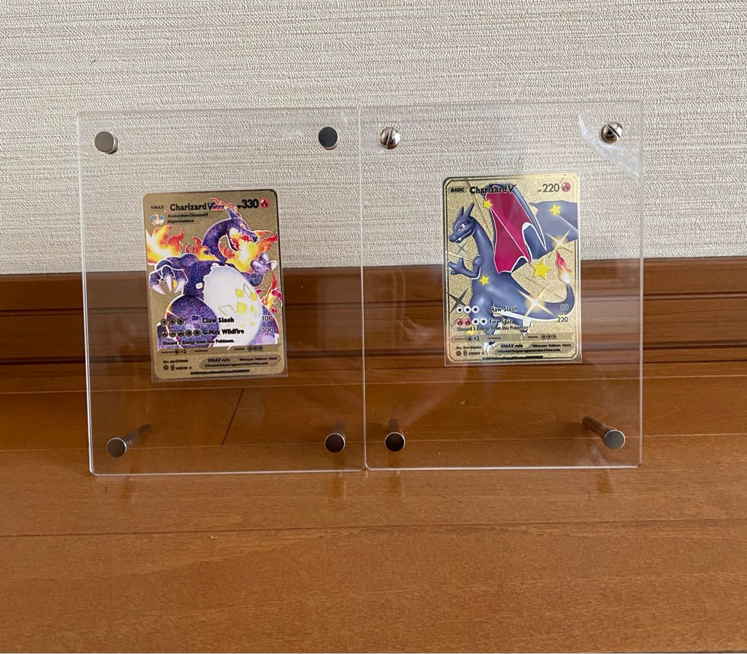 ポケモンカード　リザードン　メタルカード　金属