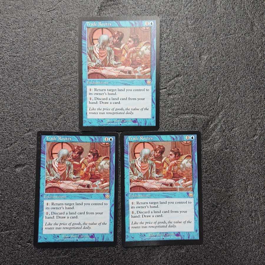 MTG1 Trade Routes English MMQ 3-card set