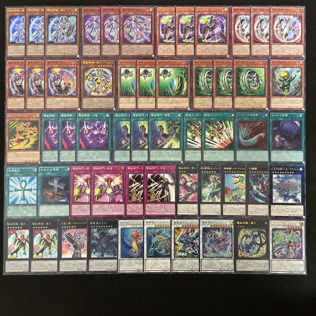遊戯王 電脳堺ガチ構築済みデッキ40枚+EX15枚