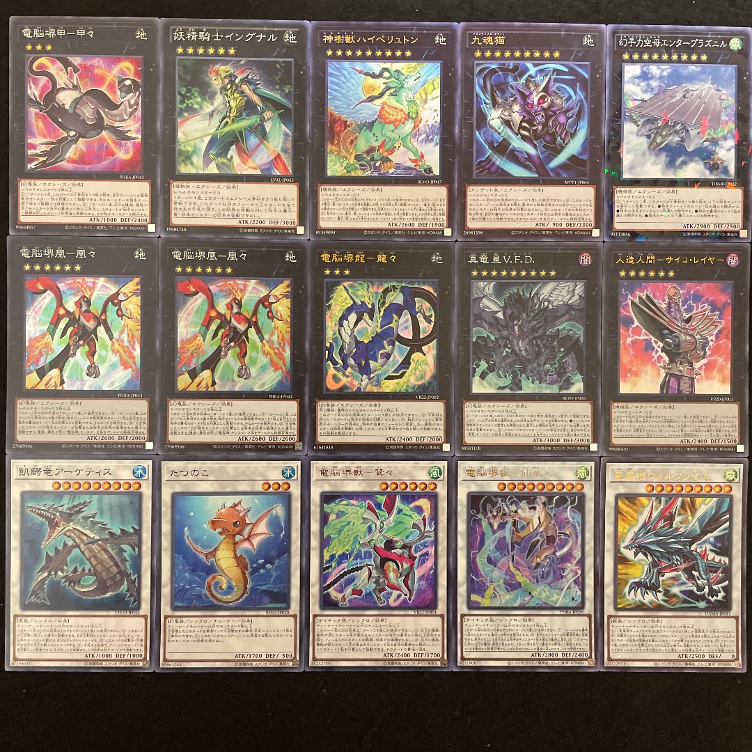 遊戯王 電脳堺ガチ構築済みデッキ40枚+EX15枚