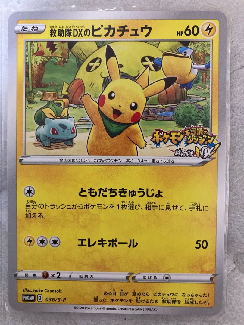 救助隊DXのピカチュウ　なかむ様専用