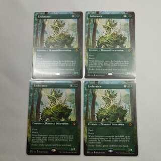 忍耐/Endurance　拡張アート　英語　4枚　モダンホライゾン2 NM