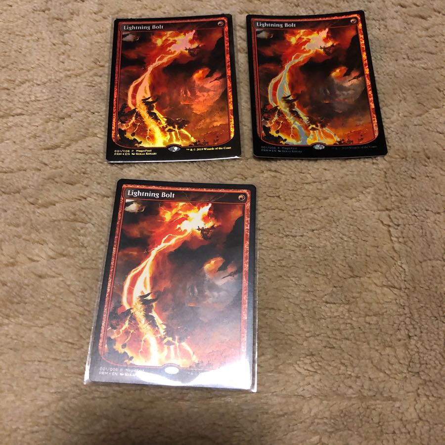 稲妻 gpプロモ foil2 nonfoil1