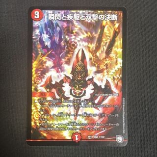 瞬閃と疾駆と双撃の決断