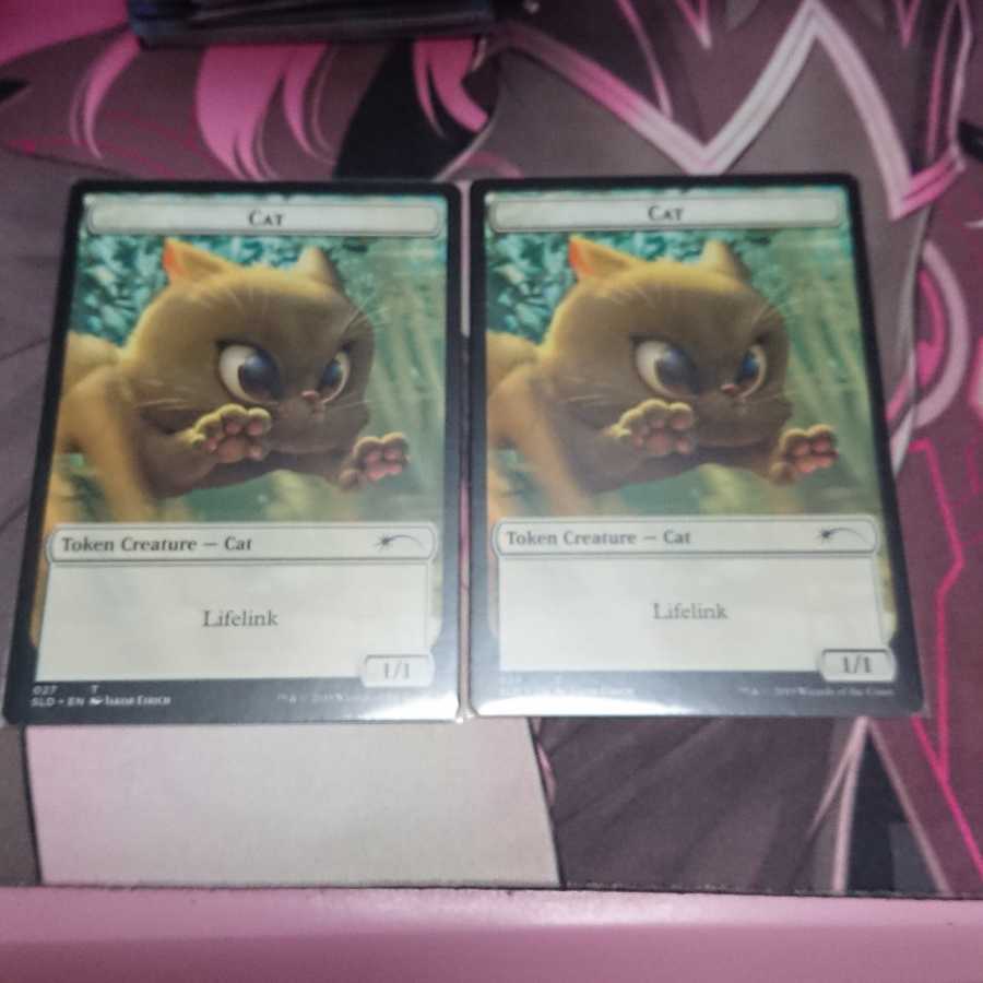 2 cat tokens