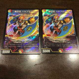 轟牙忍 ハヤブサリュウ 二枚 美品