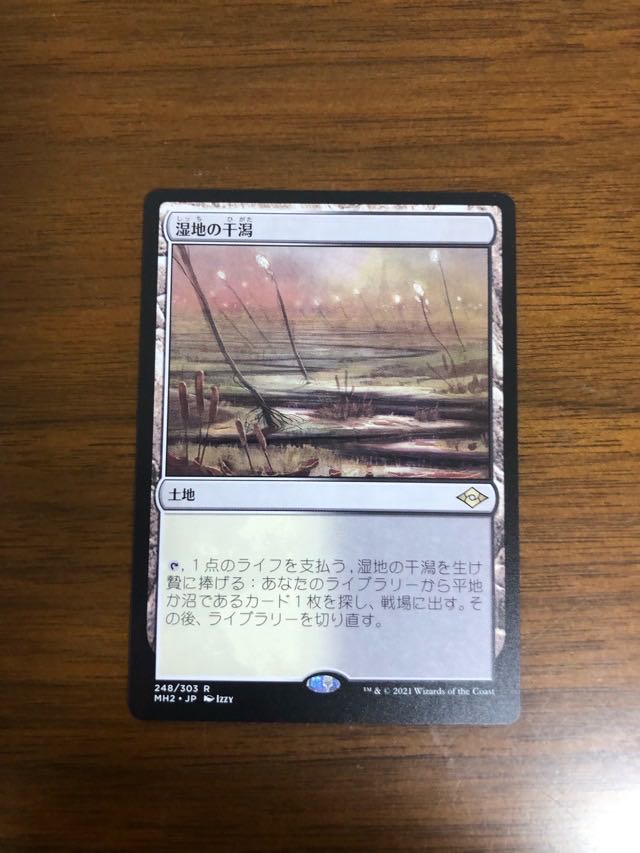 MTG モダンホライゾン2 湿地の干潟 日本語版