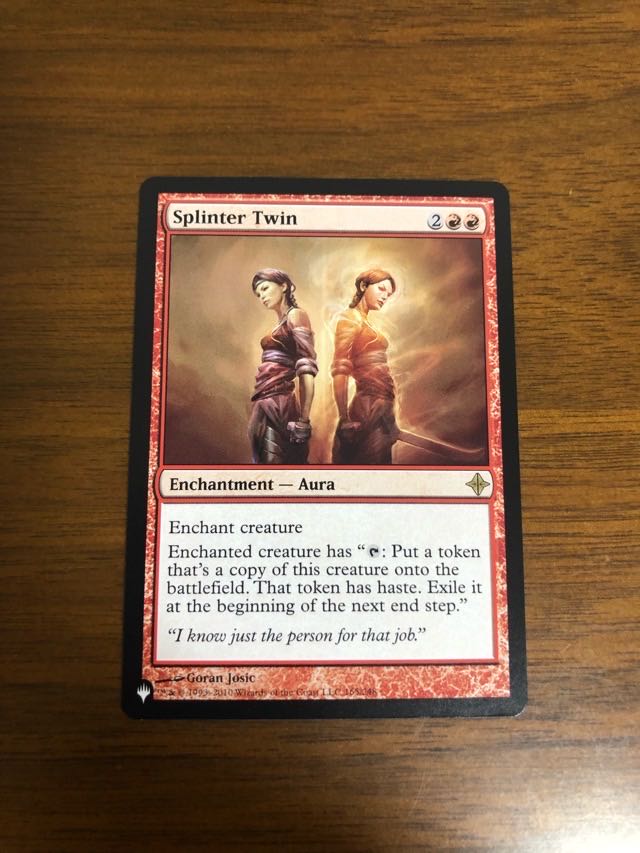 MTG The Squirrel To Splinter Twin English