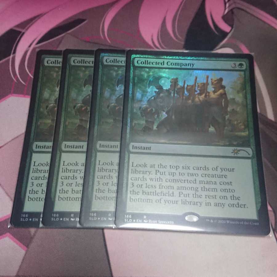 集合した中隊 secret lair Foil 4枚